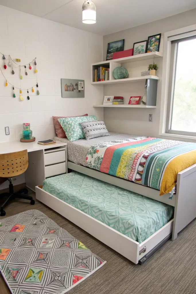 10 trundle dorm bed option bed with hidden tru
