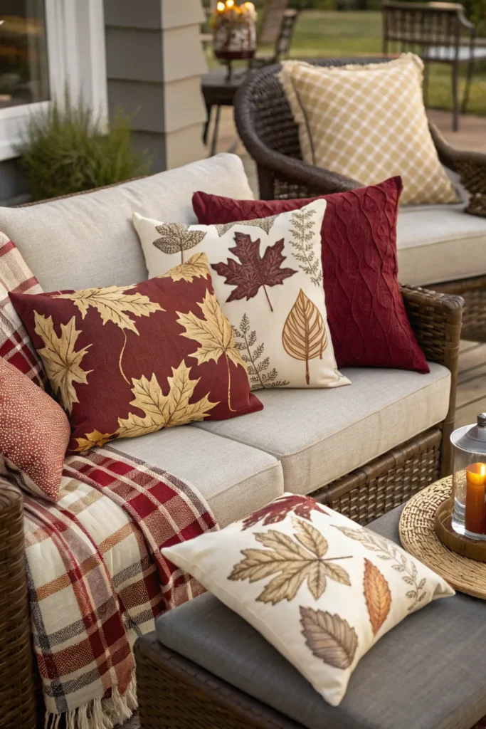 11 an outdoor sofa and chairs adorned with an as