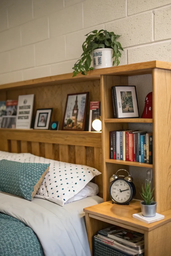 11 dorm bed with headboard shelves bed with wo