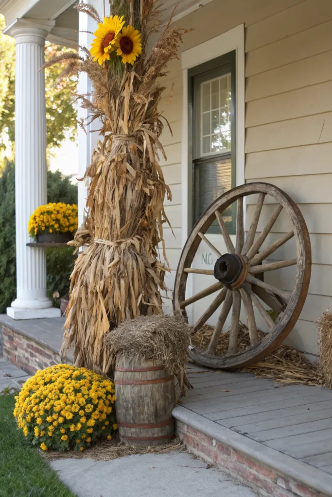 13 a traditional harvest themed entrance a wago