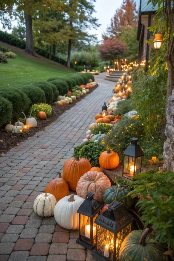 13 a welcoming garden walkway lined with an asso