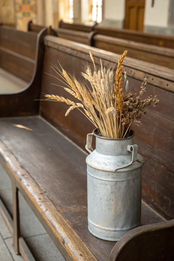 14 a bench with a vintage touch an old slightl
