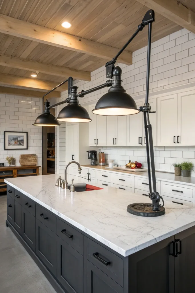 14 a functional kitchen workspace two black adj