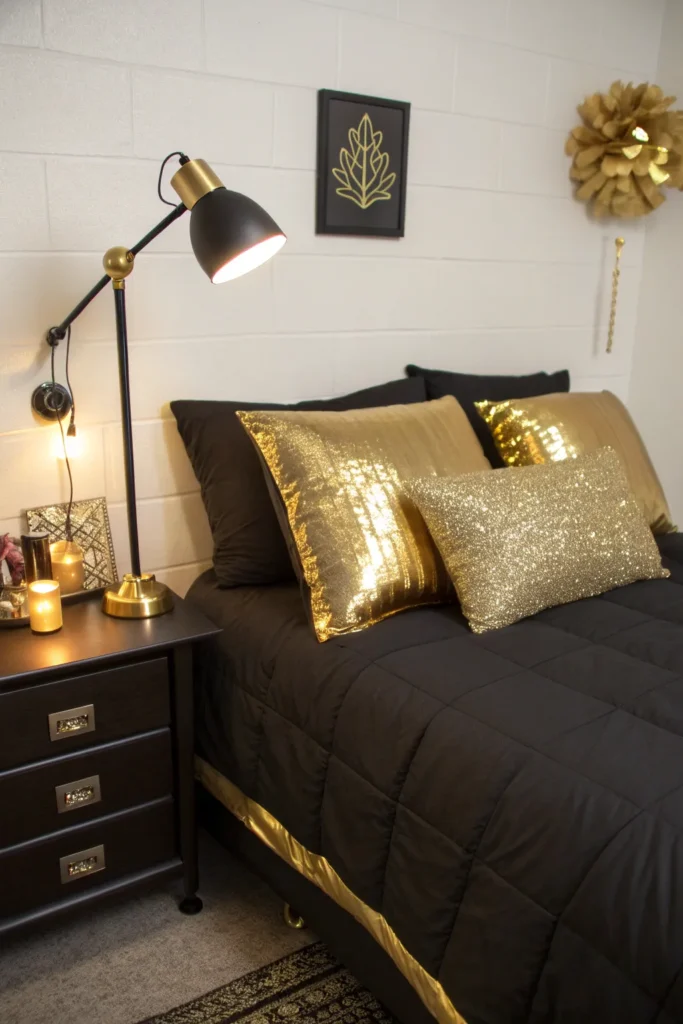 Black Dorm Room Ideas