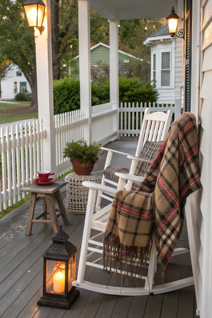 15 a classic american front porch with two rocki