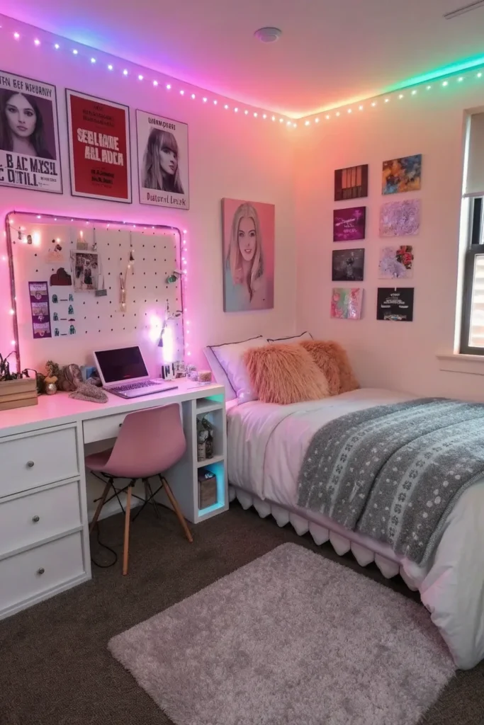 16 baddie aesthetic dorm trendy single dorm roo
