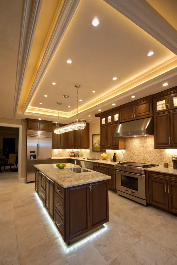 17 a comprehensive view of a stylish kitchen wit