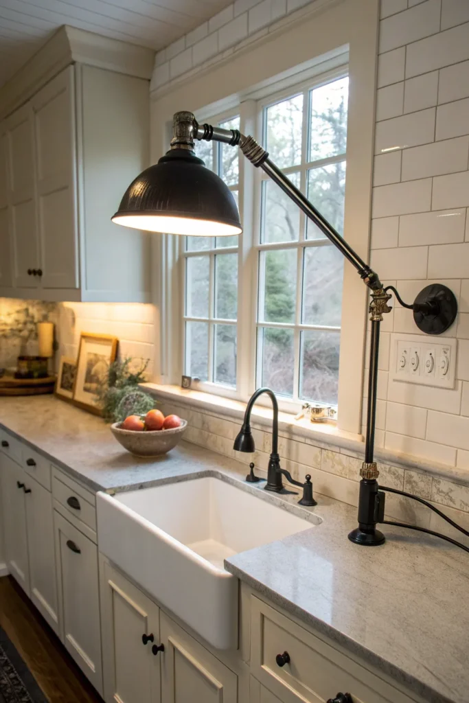 17 a kitchen where the sink is on a peninsula a