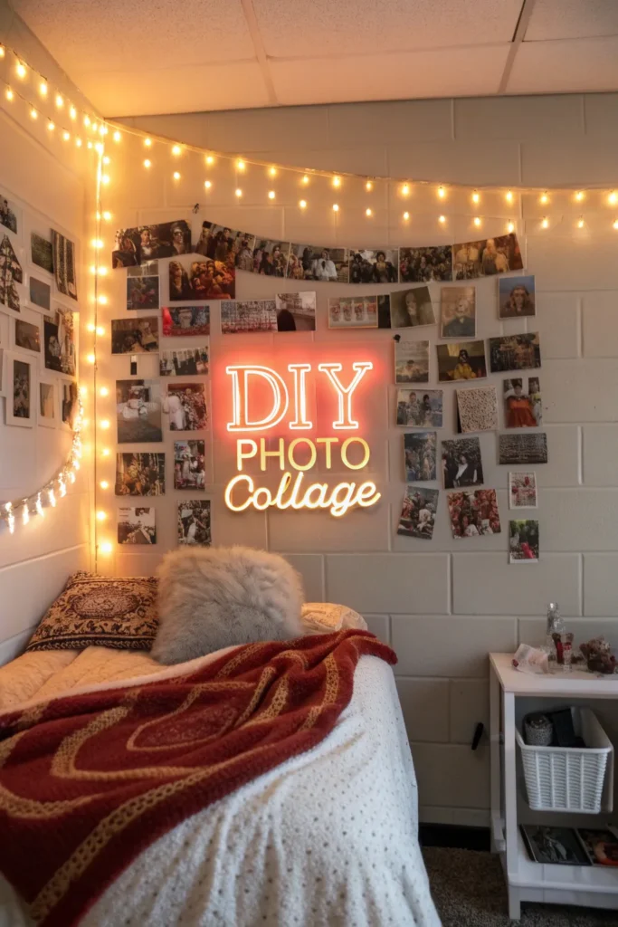 17 personalized touches a dorm wall with a diy p