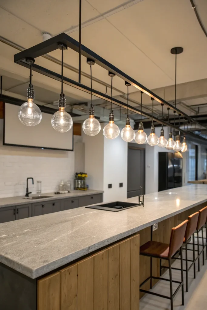 18 a long functional kitchen island a linear m