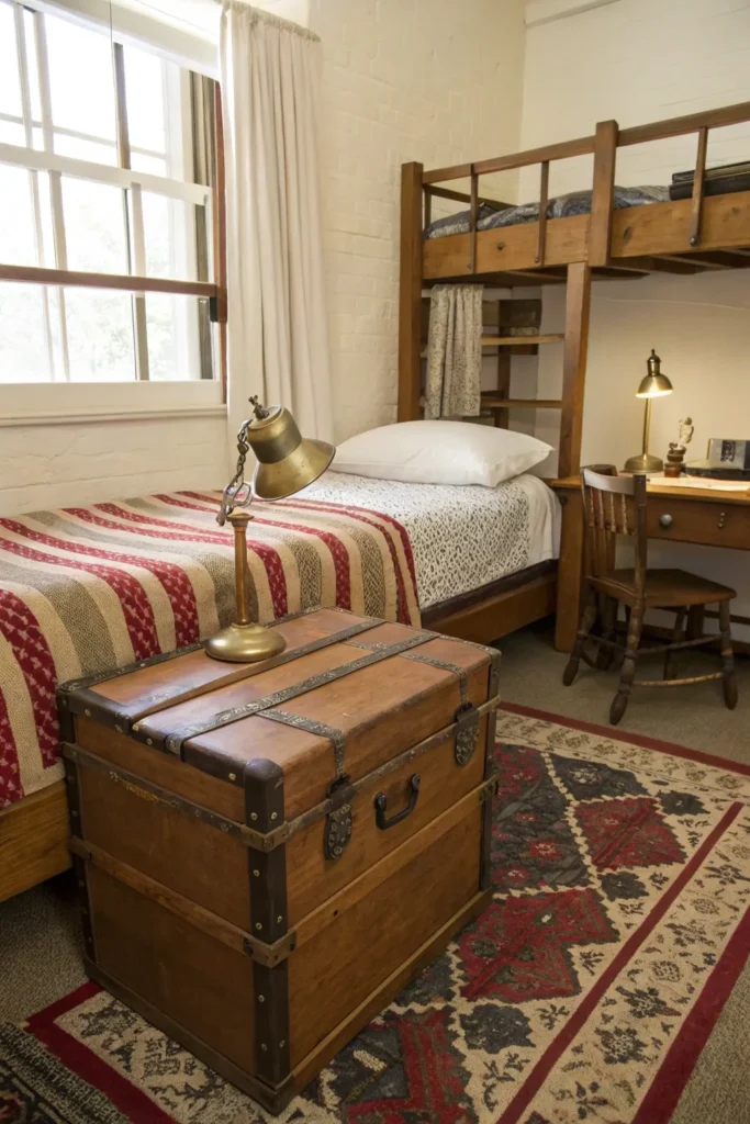 18 a vintage dorm room with timeless charm an o