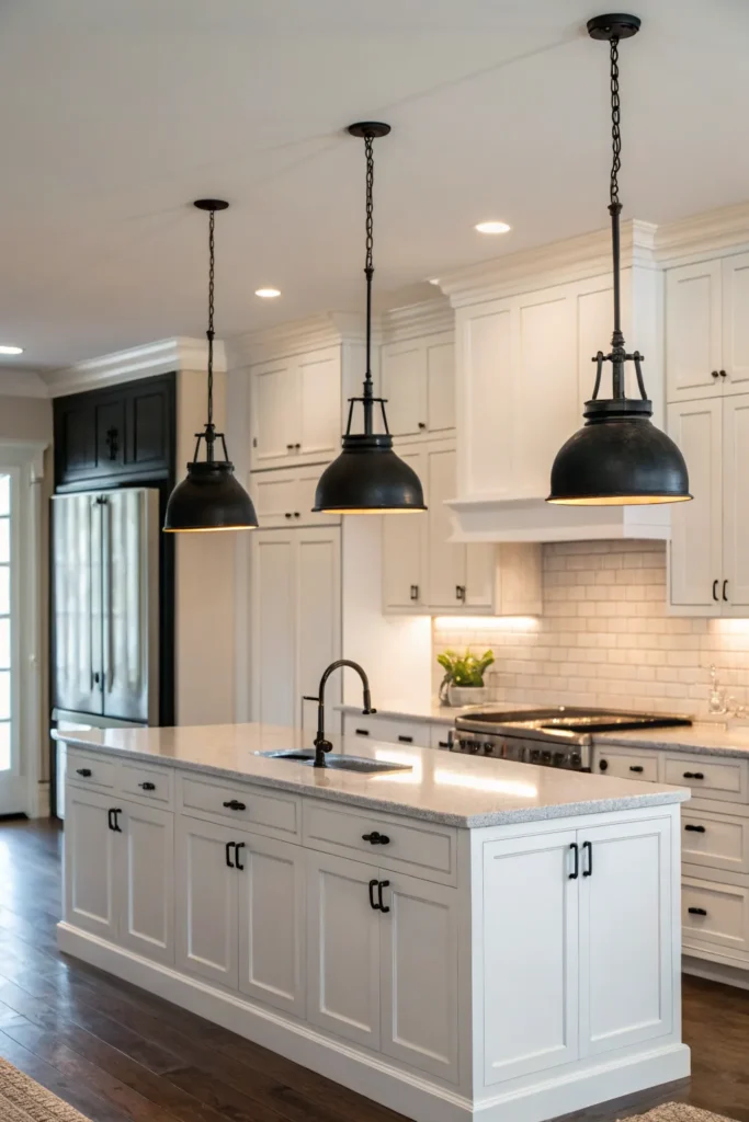 19 a timeless kitchen with white shaker cabinets