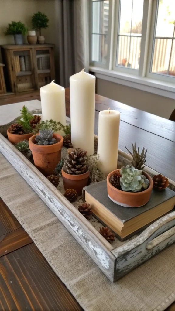 12 Dining Room Centerpiece Ideas That Wow Guests Instantly 2 a realistic rustic dining table centerpiece ar