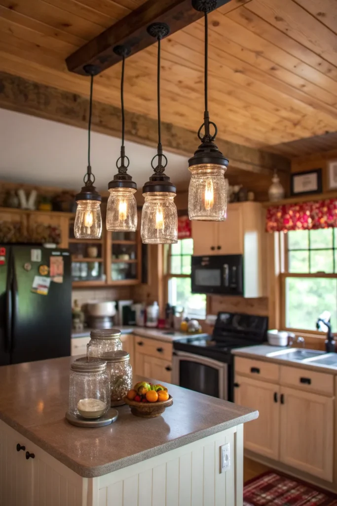 20 a cozy cottage style kitchen a cluster of t