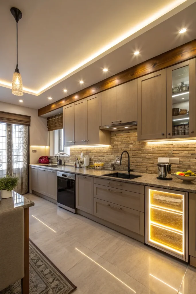 21 a professionally designed kitchen showing lay