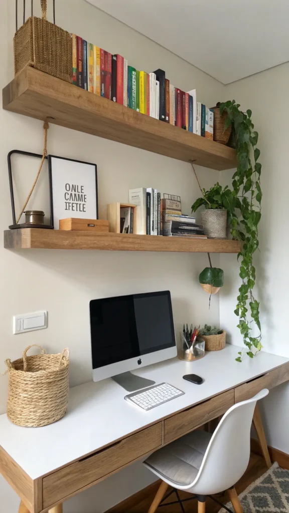 3 a highly functional and organized desk area wi