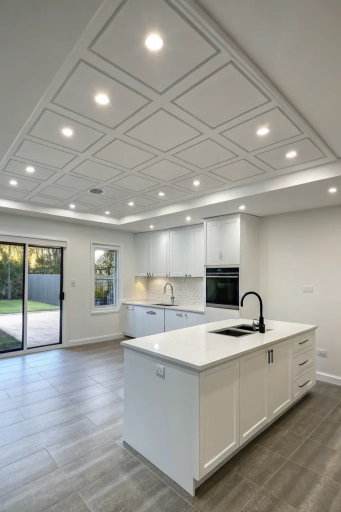 3 a minimalist kitchen with a white ceiling a g