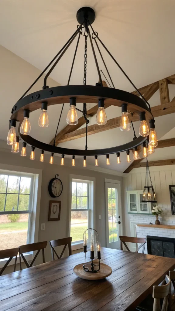 15 Farmhouse Dining Room Ideas That Bring Rustic Warmth Home 3 a realistic farmhouse dining room photographed