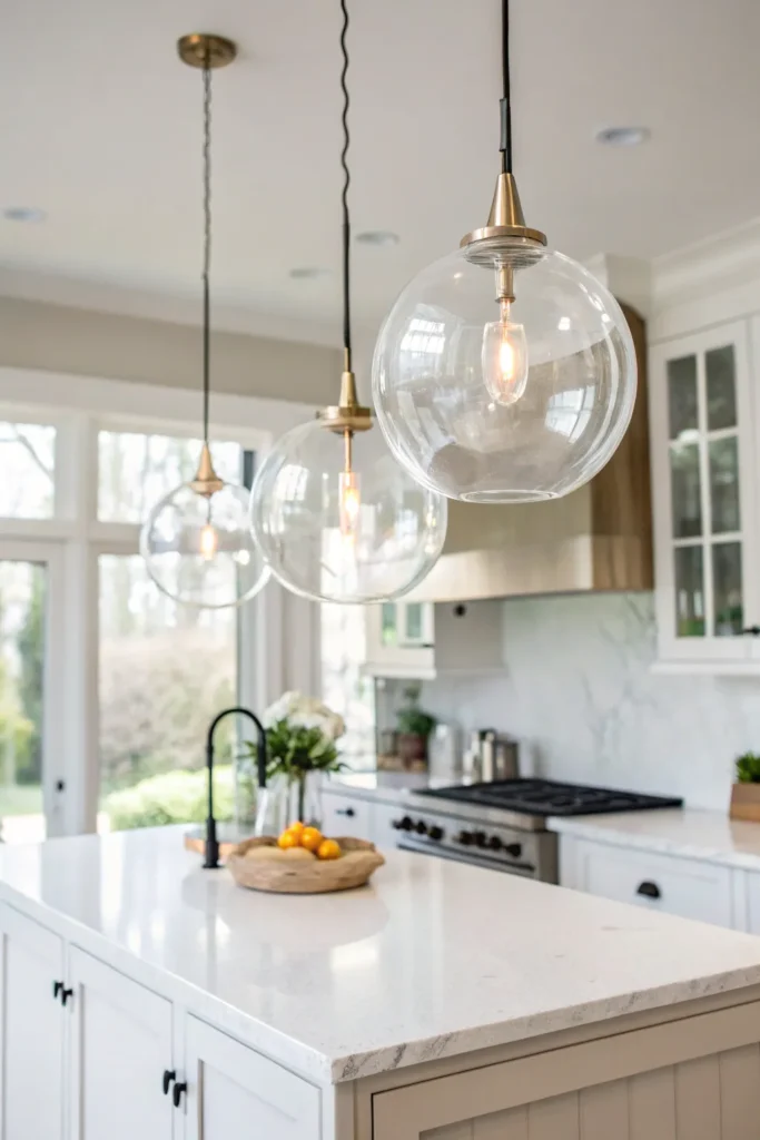 4 a bright airy kitchen with a white island a