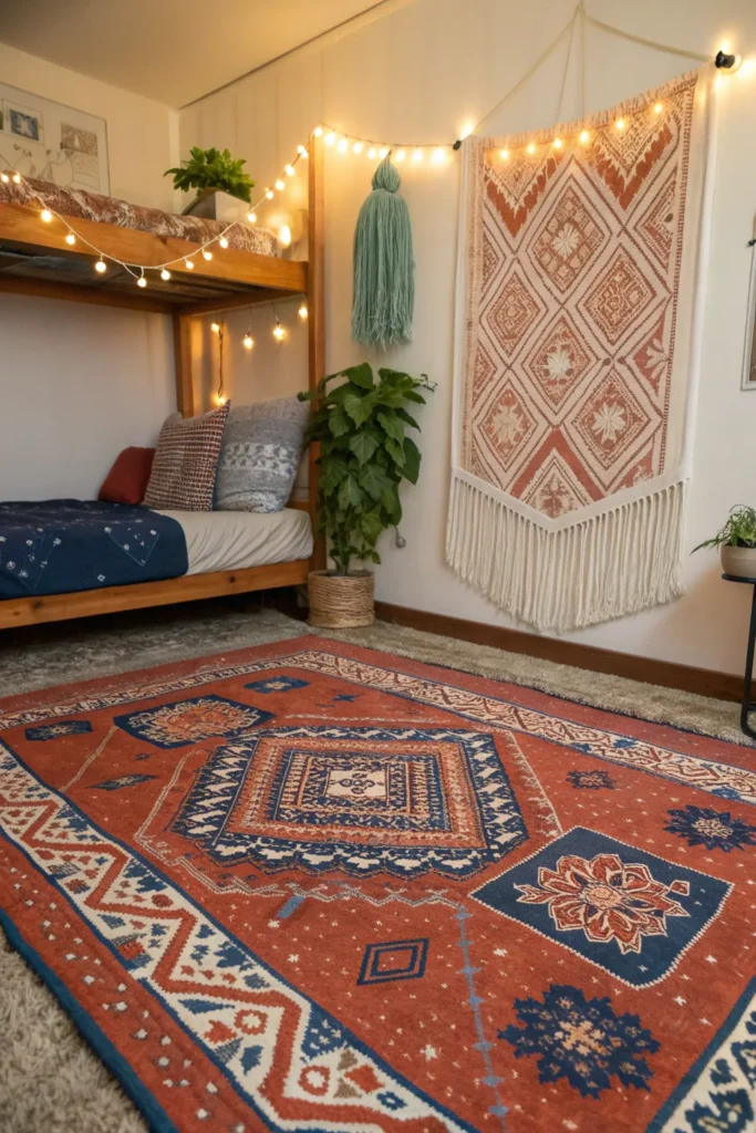 4 a richly textured bohemian inspired dorm corn