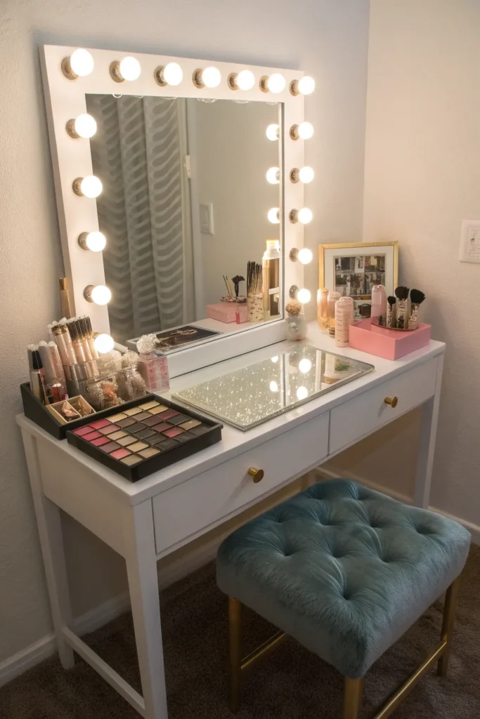4 vanity mirror with lights a dorm vanity desk s