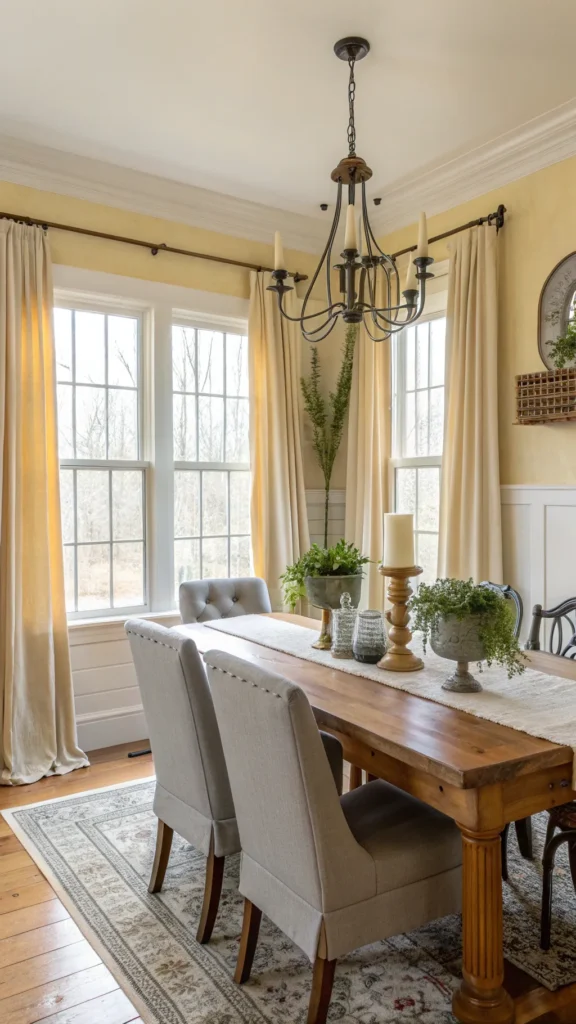 15 Farmhouse Dining Room Ideas That Bring Rustic Warmth Home 5 a realistic farmhouse dining room showcasing a