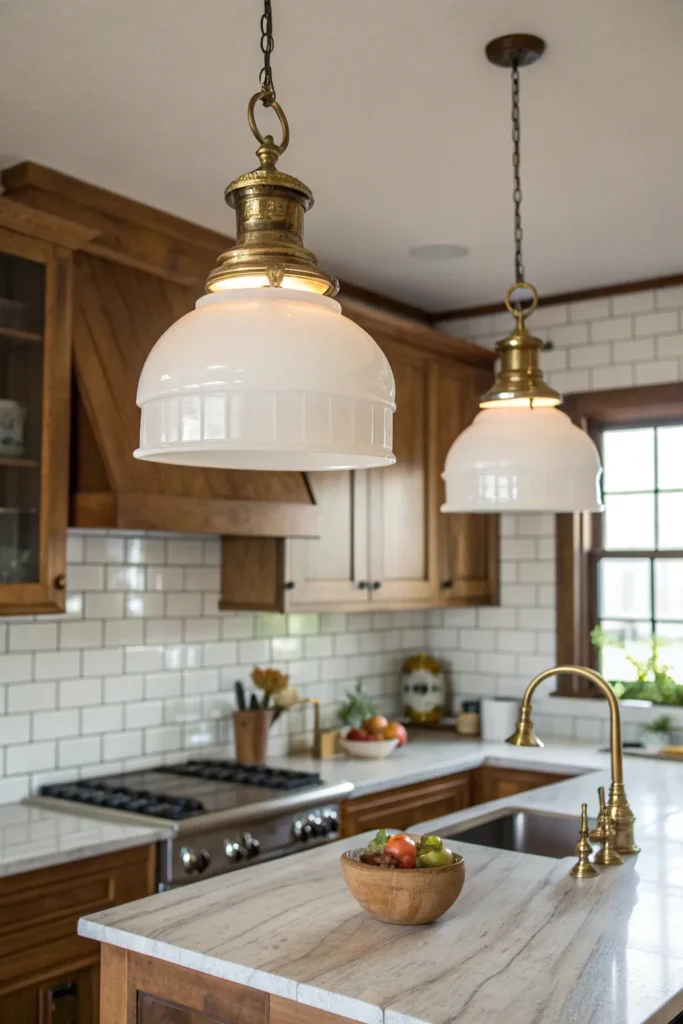 6 a farmhouse kitchen with a subway tile backspl