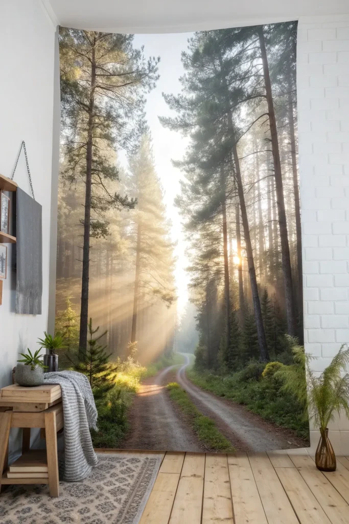 6 a large breathtaking nature poster of a tranq