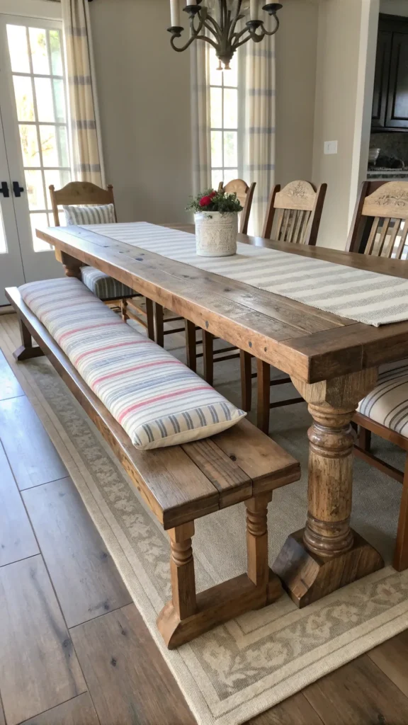 15 Farmhouse Dining Room Ideas That Bring Rustic Warmth Home 6 a realistic farmhouse dining room featuring a