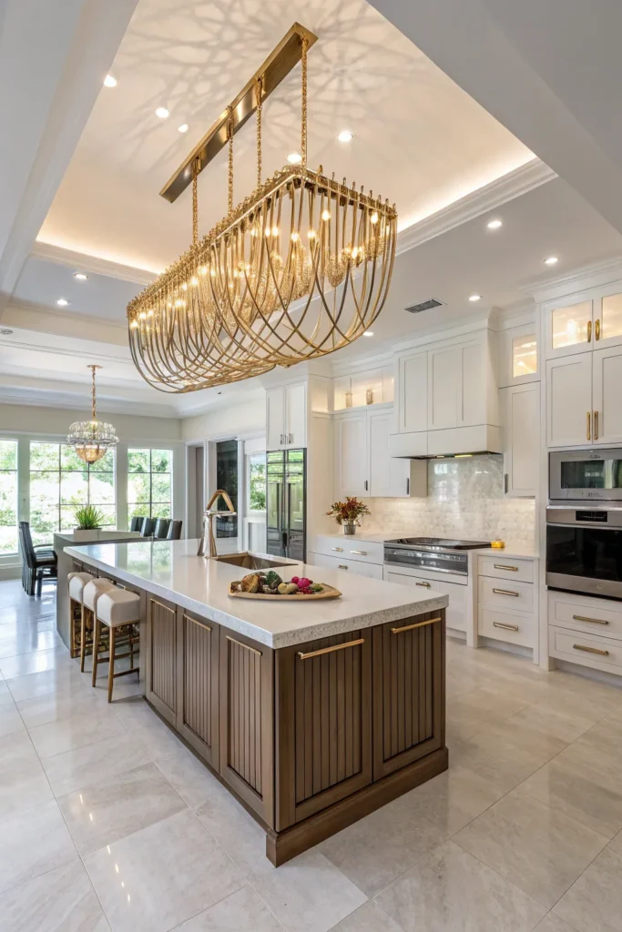 6 a spacious open concept kitchen with a large
