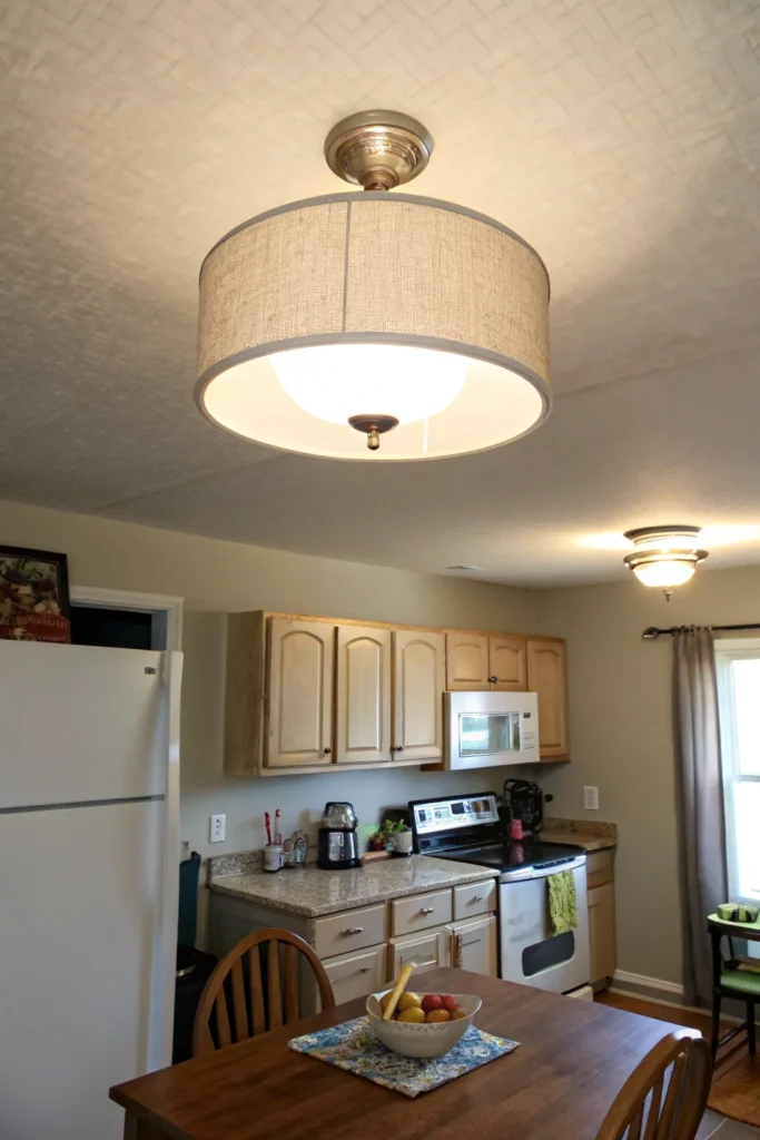 7 a small kitchen with a low ceiling a simple 1 1