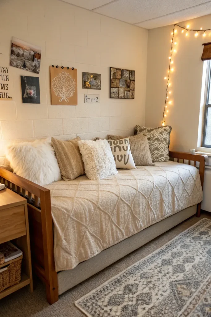 7 daybed dorm room setup daybed against the wa