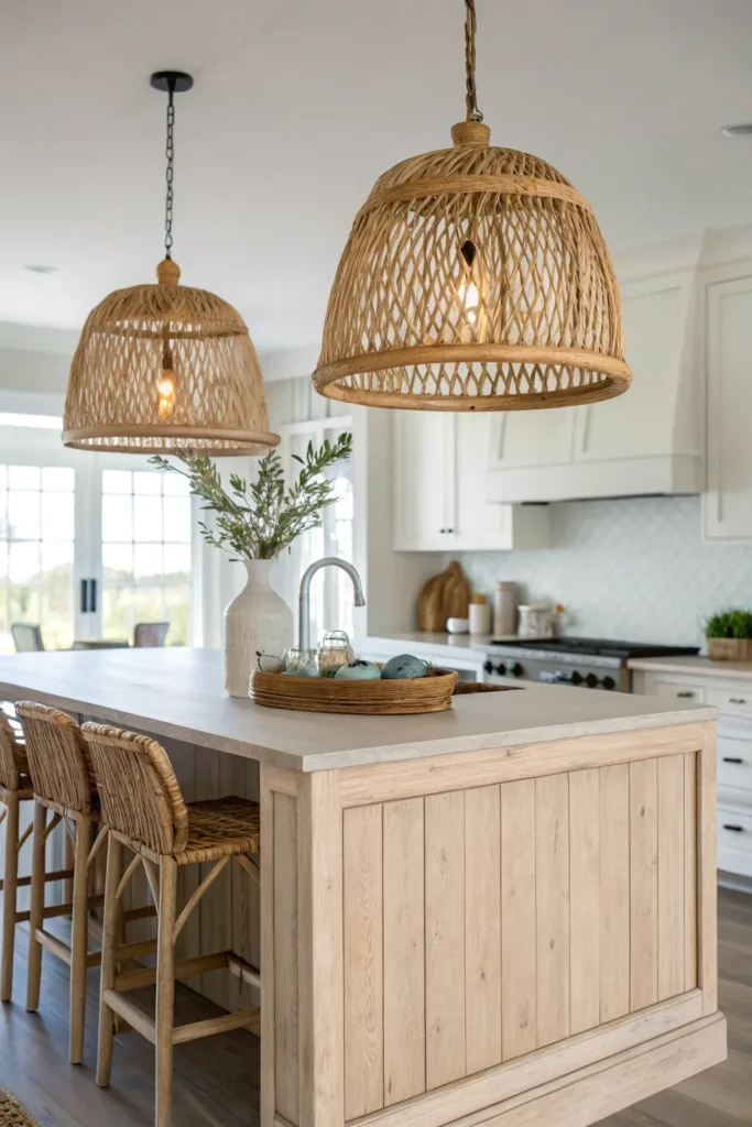 8 a coastal inspired kitchen with a light wood i