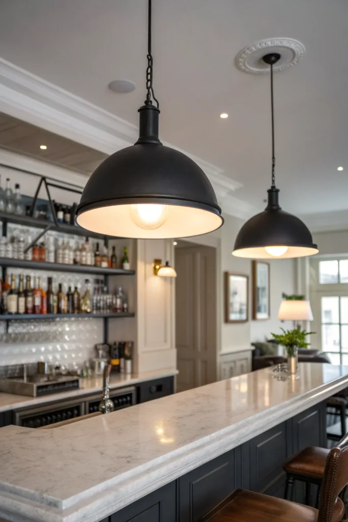 8 a kitchen bar with a classic timeless design