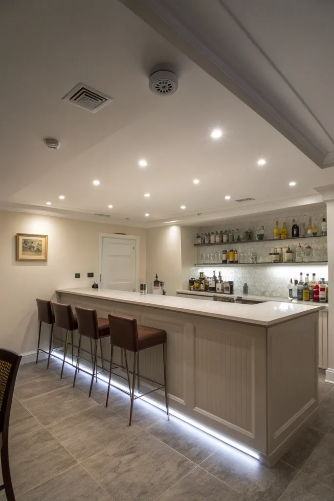 9 a clean minimalist kitchen bar two small re
